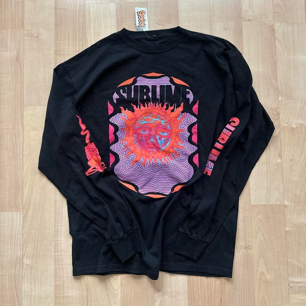 Spencer's Black and Red Sublime Long Sleeve Tee